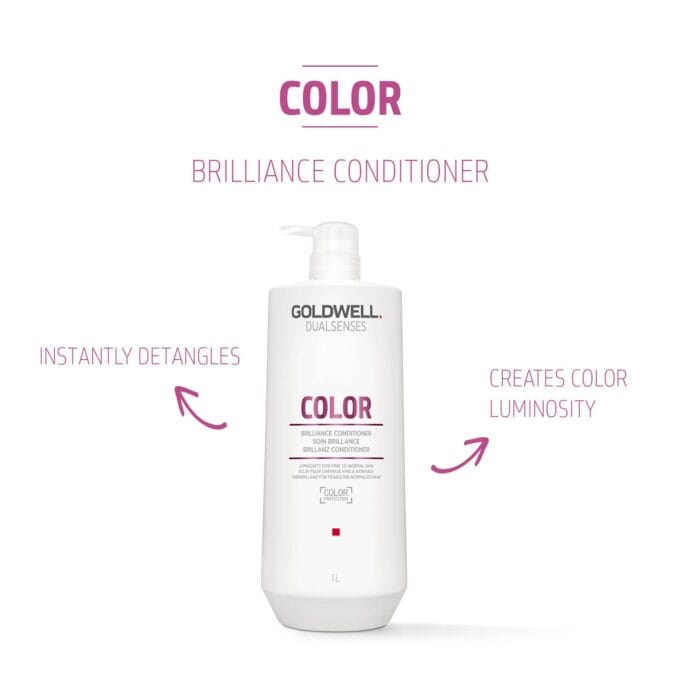 Goldwell Dualsenses Color Brilliance Conditioner 1000ml Halo Hair & Skin - bestkoreanskincare.com.au