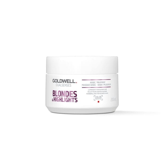 Goldwell Dualsenses Blondes & Highlights 60 Second Treatment 200ml Halo Hair & Skin - bestkoreanskincare.com.au