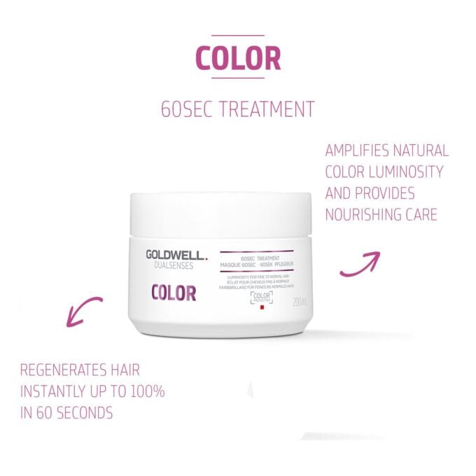 Goldwell Dualsenses Color Brilliance 60 Second Treatment 200ml Halo Hair & Skin - bestkoreanskincare.com.au