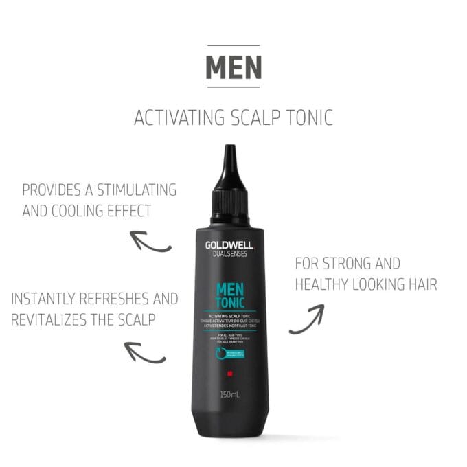 Goldwell Dualsenses Men Activating Scalp Tonic 150ml Halo Hair & Skin - bestkoreanskincare.com.au
