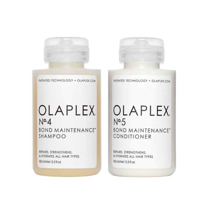 Olaplex Bond Maintenance No.4 Shampoo and No.5 Conditioner 100ml Travel Size Bundle Halo Hair & Skin - bestkoreanskincare.com.au
