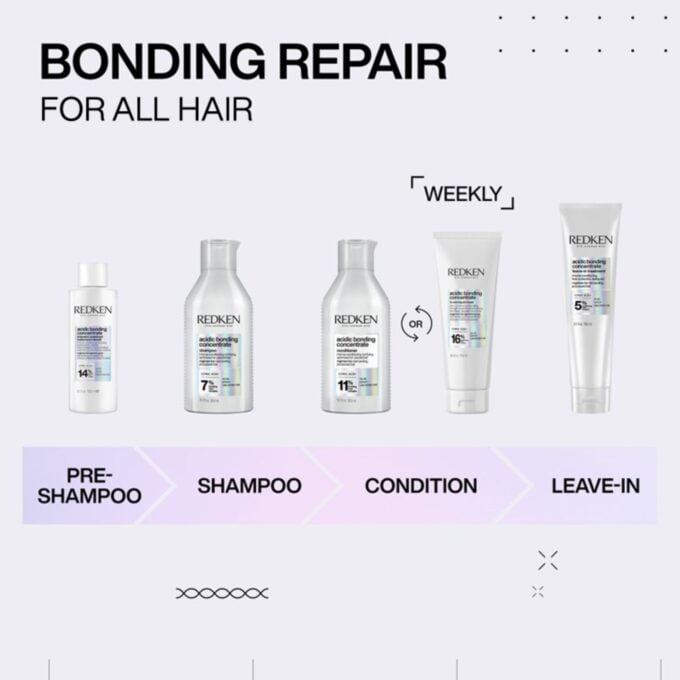 Redken Acidic Bonding Concentrate Shampoo and Conditioner 500ml Bundle Halo Hair & Skin - bestkoreanskincare.com.au