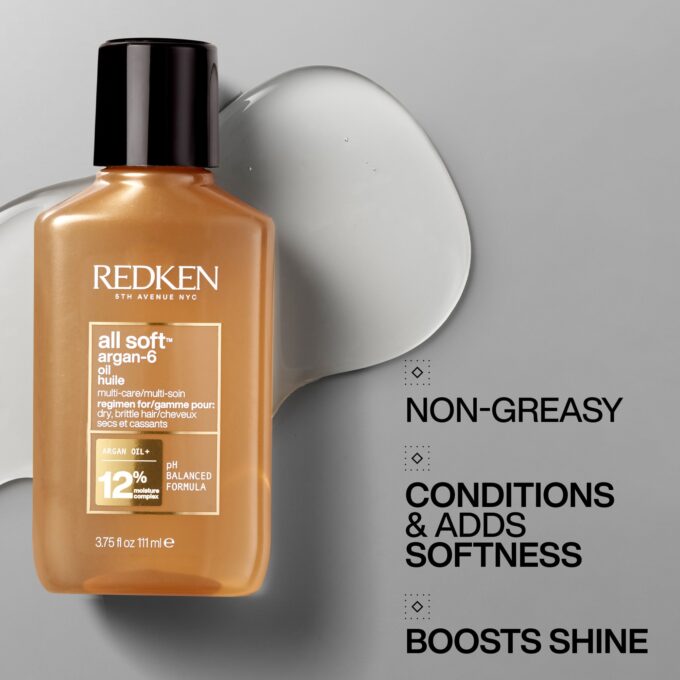 Redken All Soft Argan Oil 111ml Halo Hair & Skin - bestkoreanskincare.com.au