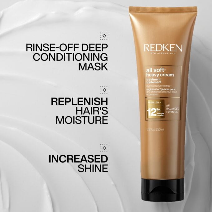 Redken All Soft Heavy Cream Super Treatment Mask 250ml Halo Hair & Skin - bestkoreanskincare.com.au