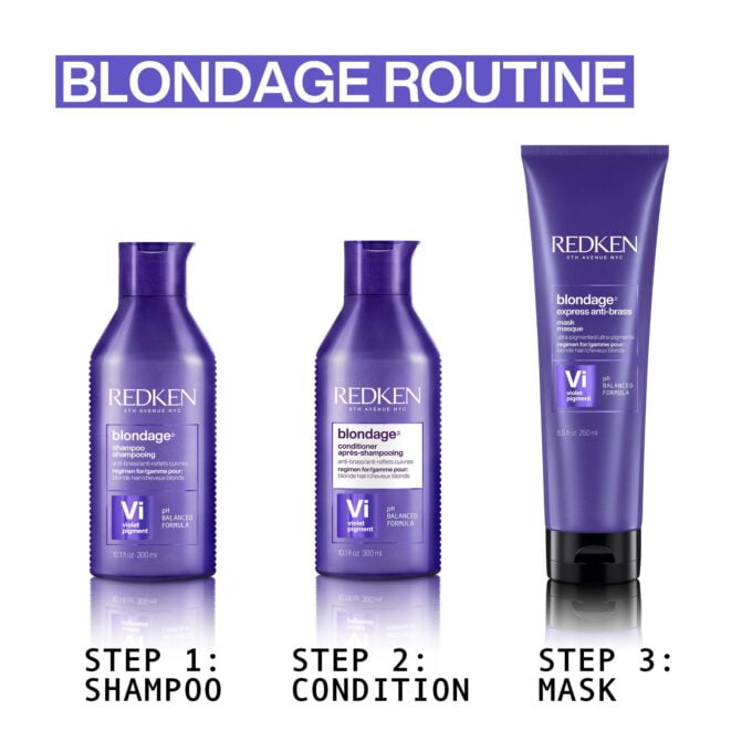 Redken Color Extend Blondage Color Depositing Purple Conditioner 300ml Halo Hair & Skin - bestkoreanskincare.com.au