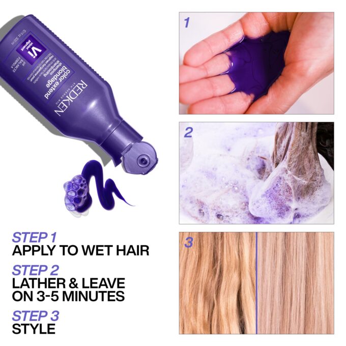 Redken Color Extend Blondage Color Depositing Purple Shampoo 500ml Halo Hair & Skin - bestkoreanskincare.com.au