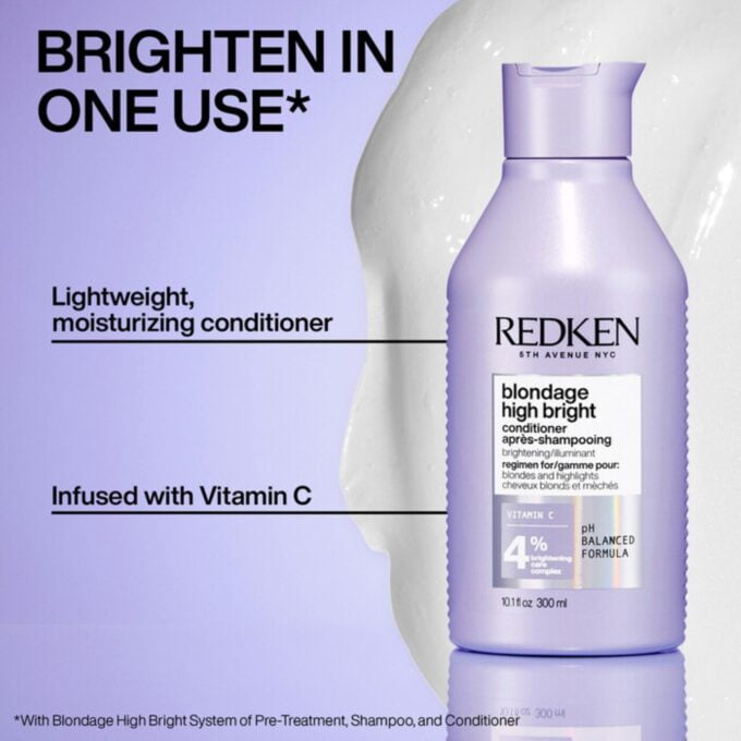 Redken Color Extend Blondage High Bright Conditioner 300ml Halo Hair & Skin - bestkoreanskincare.com.au