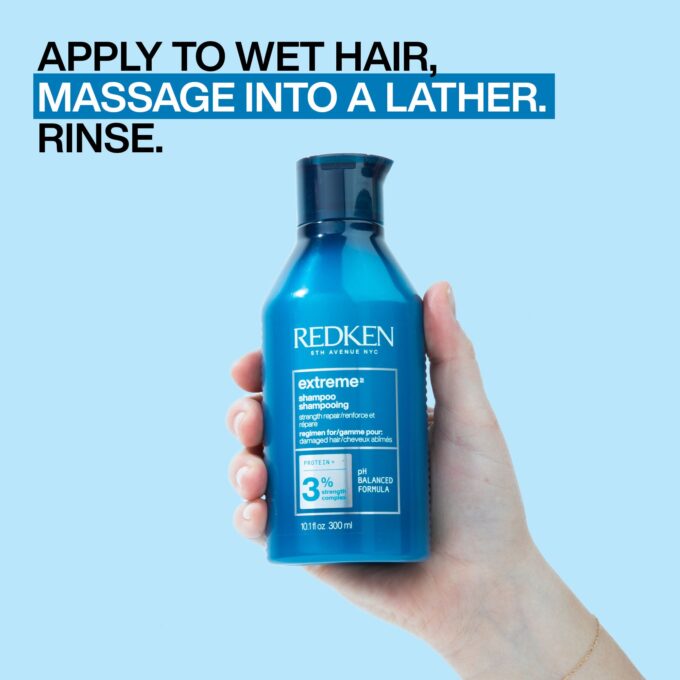 Redken Extreme Strengthening Shampoo 500ml Halo Hair & Skin - bestkoreanskincare.com.au