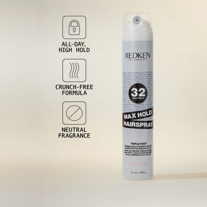 Redken Max Hold Pure Hairspray 270g Halo Hair & Skin - bestkoreanskincare.com.au