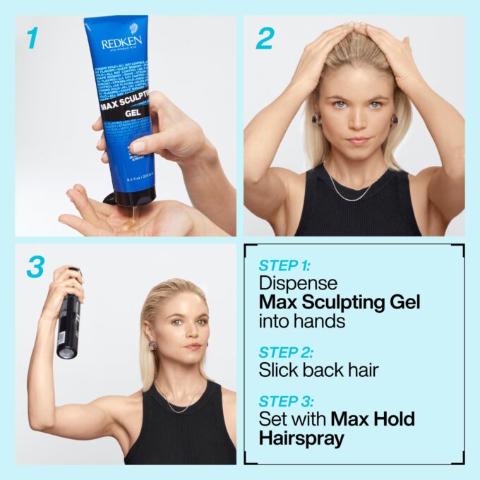 Redken Max Sculpt Gel 250ml Halo Hair & Skin - bestkoreanskincare.com.au