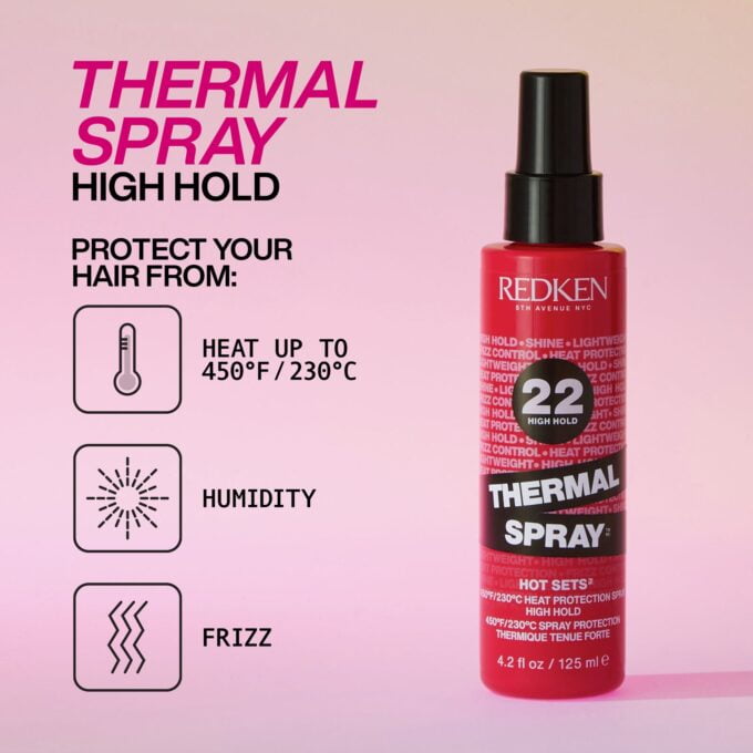 Redken Thermal Spray High Hold 125ml Halo Hair & Skin - bestkoreanskincare.com.au
