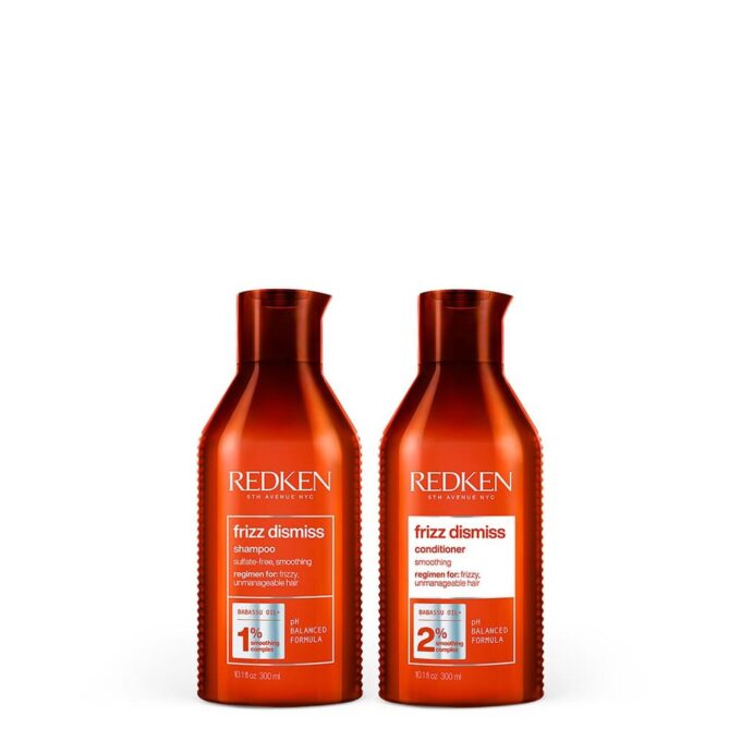 Redken Frizz Dismiss 300ml Duo Bundle Halo Hair & Skin - bestkoreanskincare.com.au