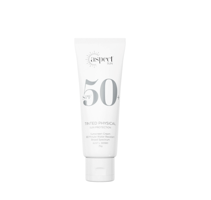 Aspect Sun Tinted Physical Sun Protection SPF50+ 75g Halo Hair & Skin - bestkoreanskincare.com.au