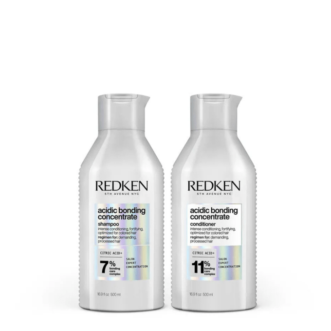Redken Acidic Bonding Concentrate Shampoo and Conditioner 500ml Bundle Halo Hair & Skin - bestkoreanskincare.com.au