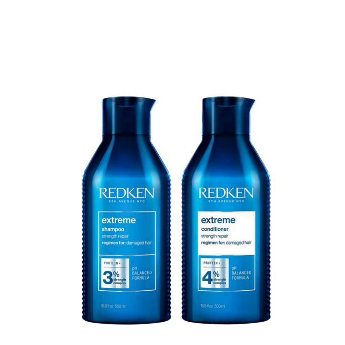 Redken Extreme Strengthening Shampoo and Conditioner 500ml Bundle Halo Hair & Skin - bestkoreanskincare.com.au